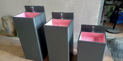 夢幻游樂場的點睛之筆：戶外創意洗手臺