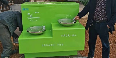 戶外直飲水臺安裝為湖南雷鋒公園提供健康飲水